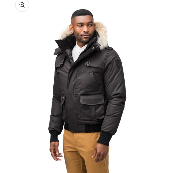 BNWOT Nobis Cartel Bomber Down Jacket - Size M mens - Picture 1 of 15